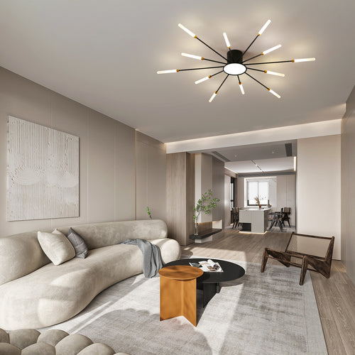 Modern Minimalist Starburst Ceiling Light