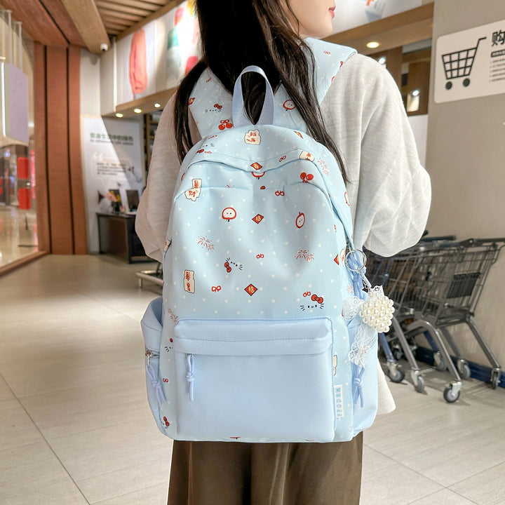 Playful Illustrated Cartoon Backpack Bowlift