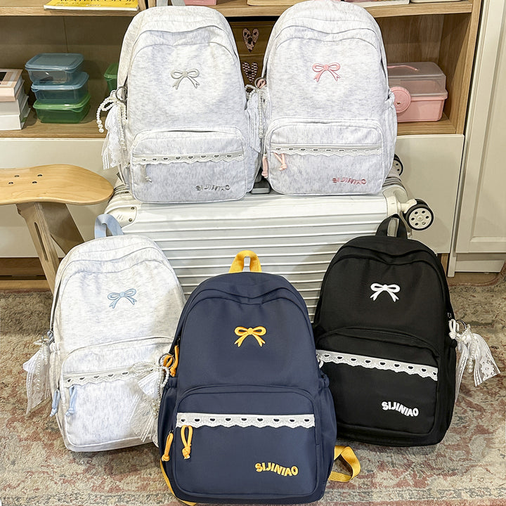 Stylish Embellished Backpack Bowlift