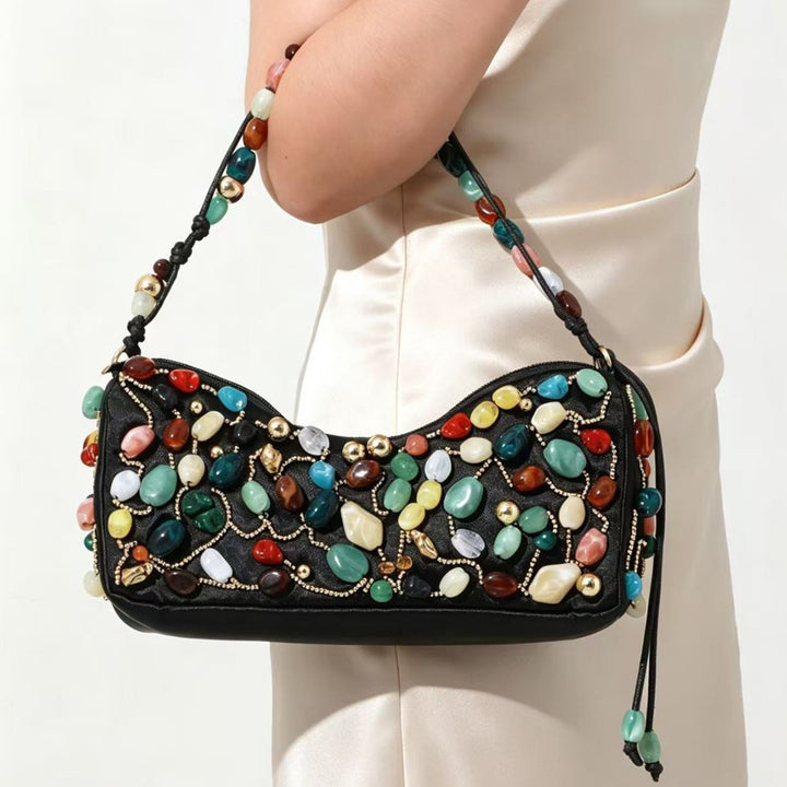 Artisanal Beaded Evening Clutch