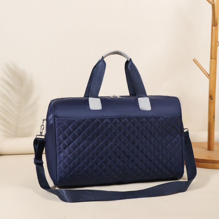 Quilted Travel Duffle Bag Bowlift
