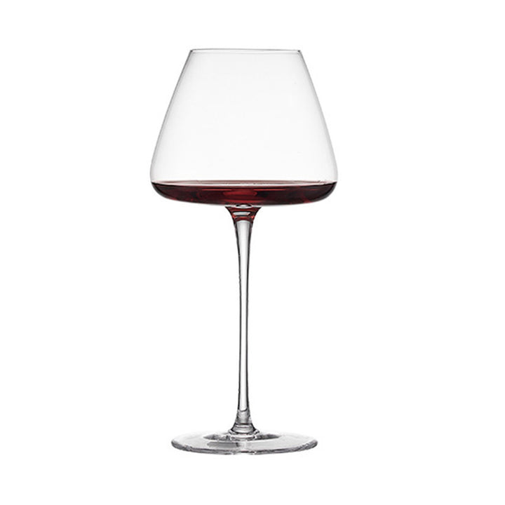 Large-Capacity Lead-Free Crystal Stemmed Red Wine Glass Bowlift