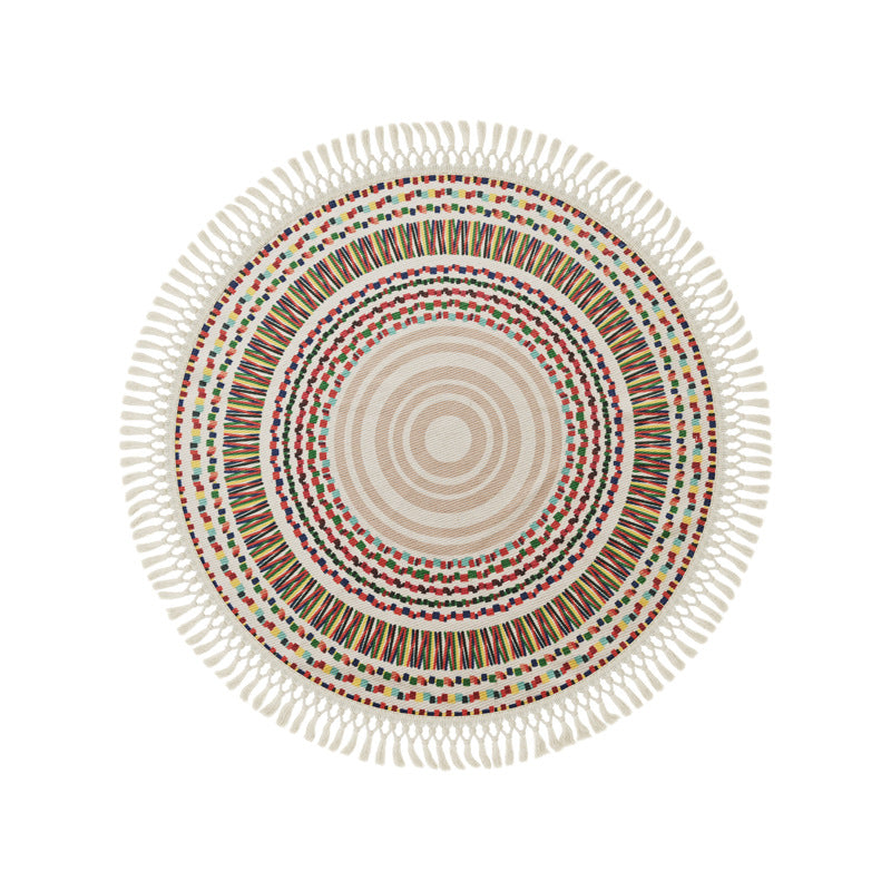 Round Decorative Area Rug Bowlift