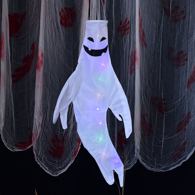 Illuminated Hanging Ghost Decoration Bowlift