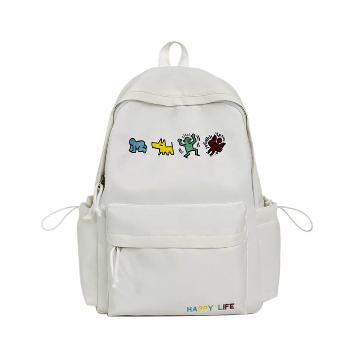 Fun Themed Embroidered Backpack Bowlift