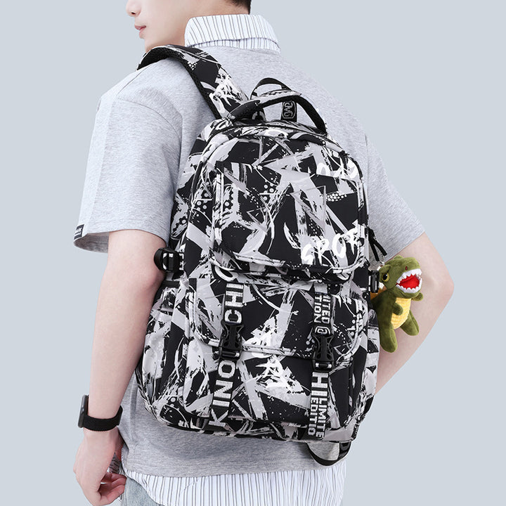 Urban Camouflage Design Backpack Bowlift