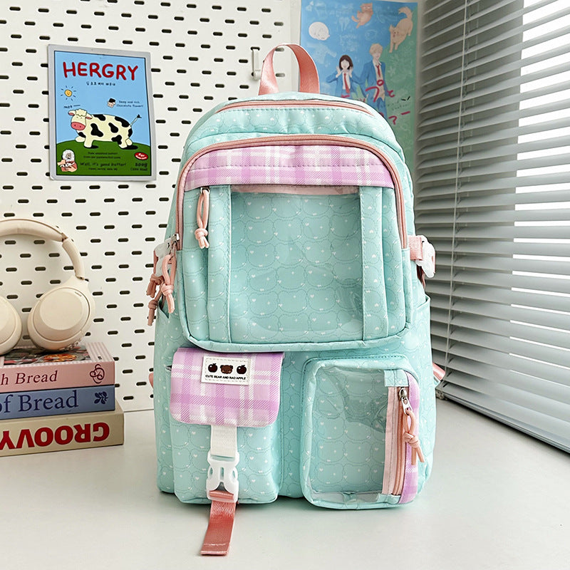 Multi-Functional Quilted Backpack Bowlift