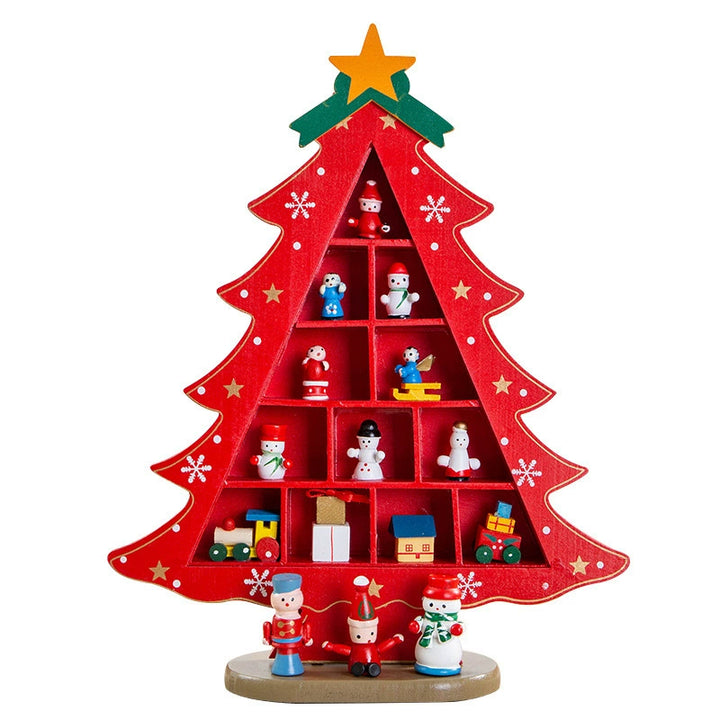 Mini Cartoon Christmas Tree Desktop Ornament