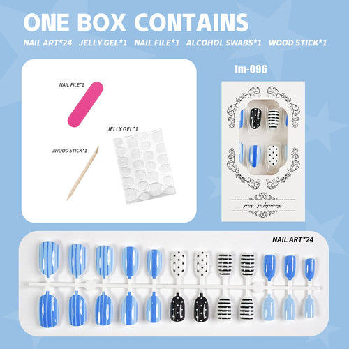 Creative Press-On Nail Art Collection
