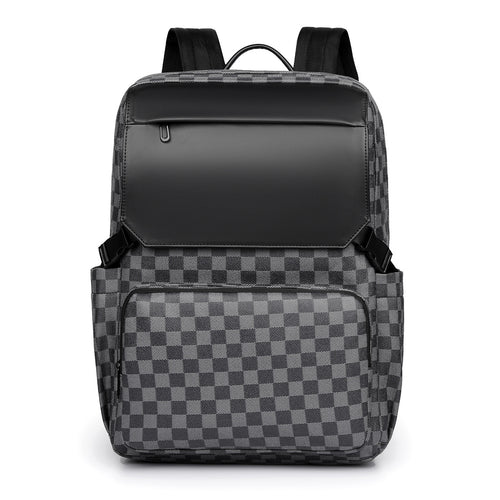 High-Quality Trendy Checkerboard Backpack Bowlift
