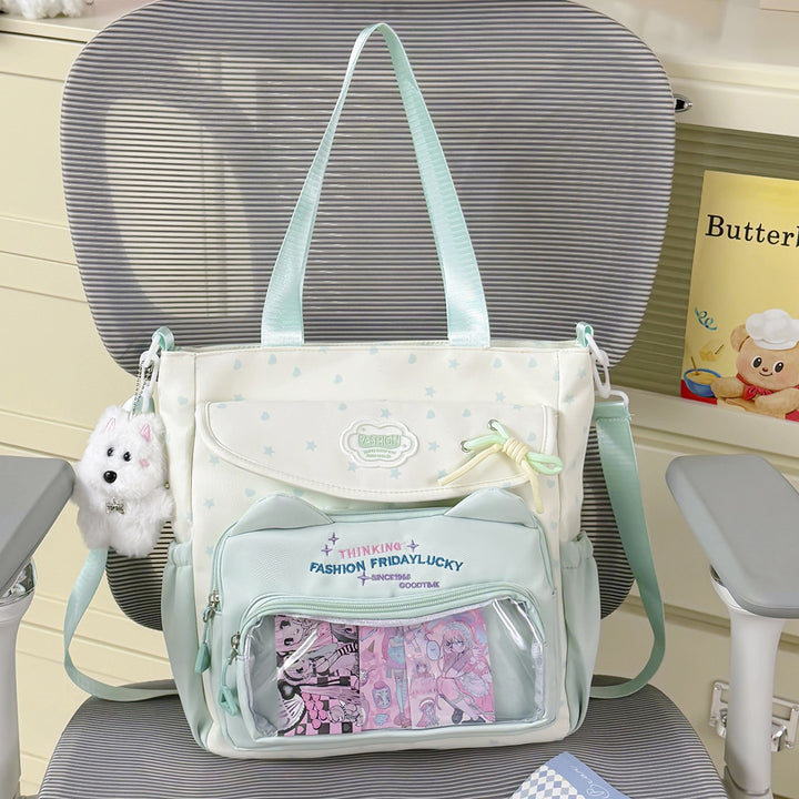 Trendy Multi-Pocket Shoulder Bag Bowlift