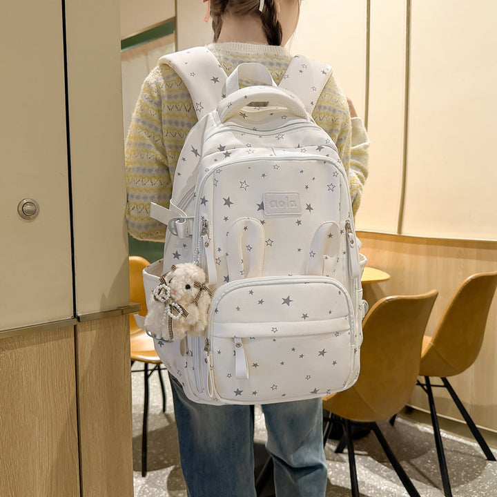 Adorable Bunny-Ear School Backpack Bowlift