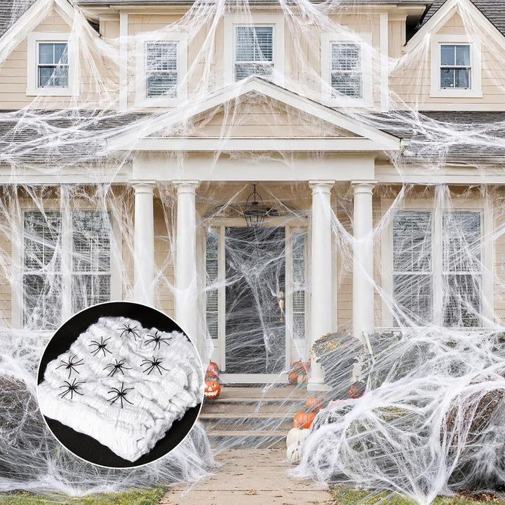 Decorative Spider Web Glow-In-The-Dark Set Bowlift