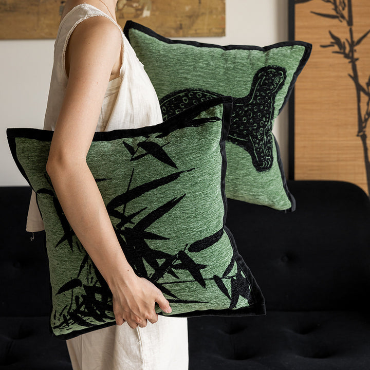 Artistically designed decorative pillow