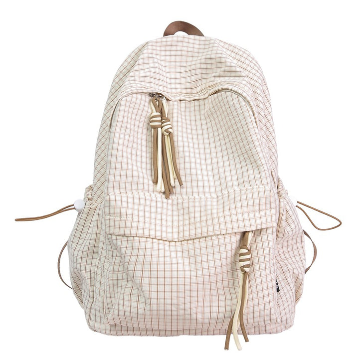 Textured Patterned Casual Backpack Bowlift