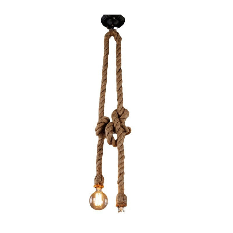 Rustic Rope Pendant Lighting