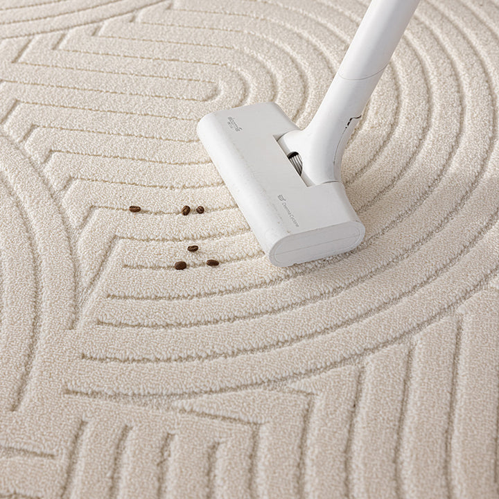 Modern Textured Area Rug Bowlift