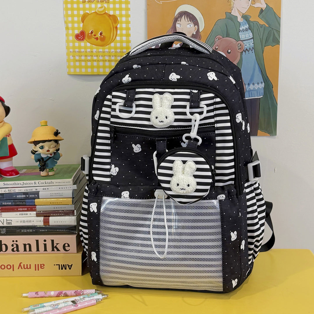 Cartoon Character Print Backpack Bowlift