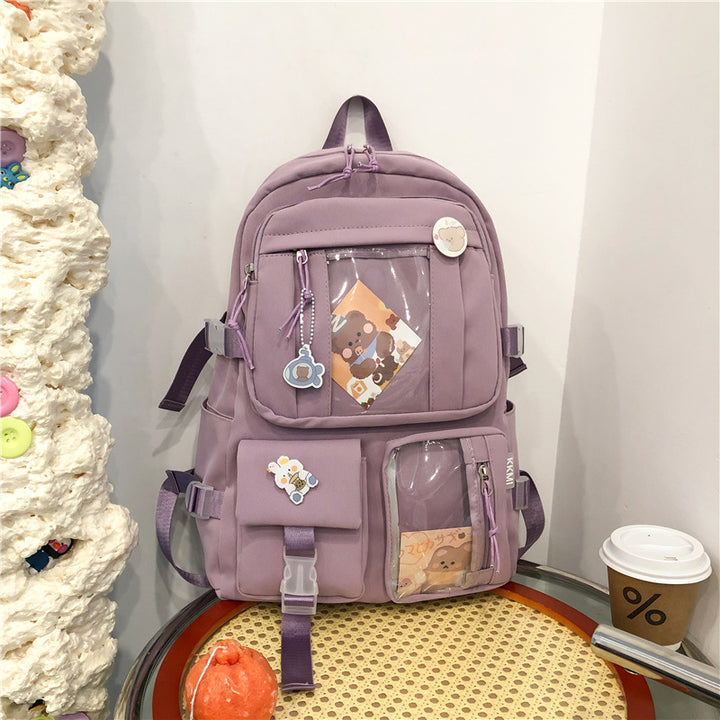 Cute Cartoon-Themed Backpack Bowlift