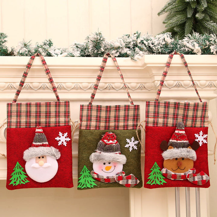 Festive Santa-Themed Gift Tote Bowlift