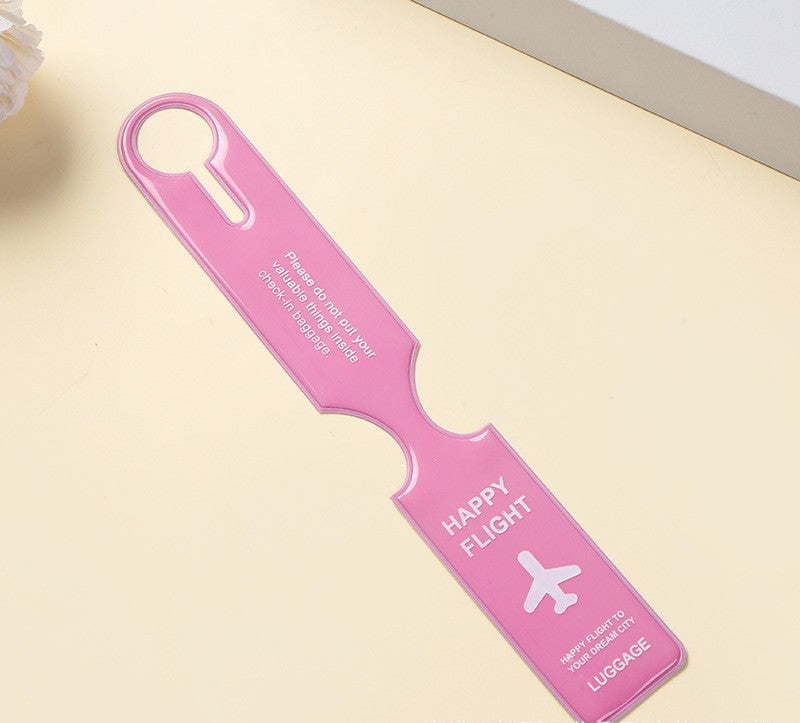 reflective PVC luggage handle wrap tag with secure snap closure Bowlift