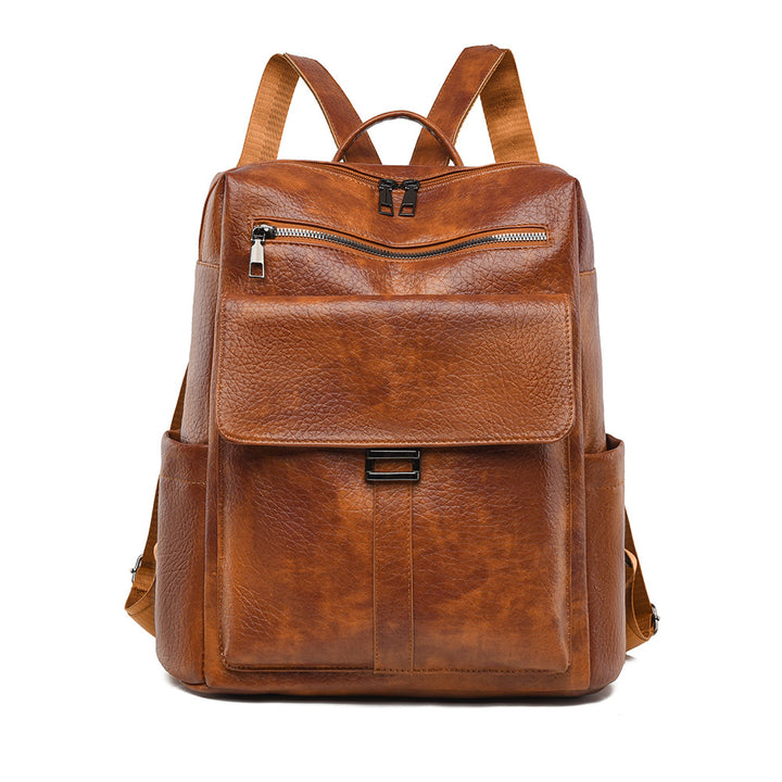 Vintage Leather Backpack Bowlift