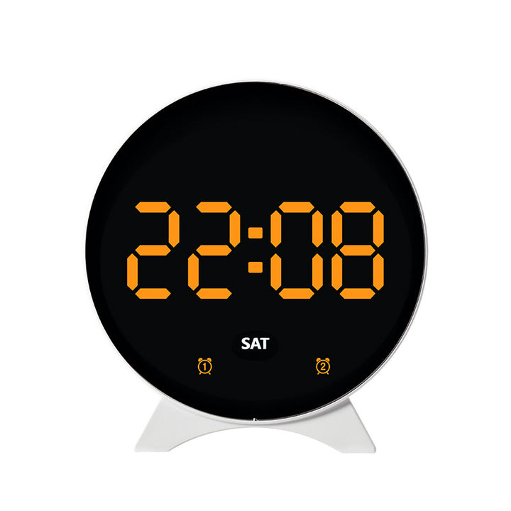 Digital alarm clock with large LED display and adjustable light sensor Bowlift