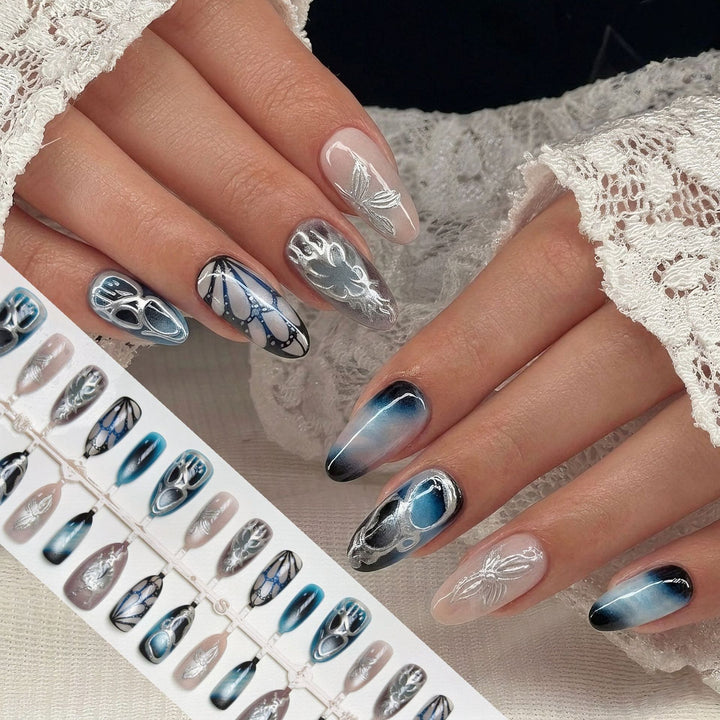 Artistic Ombre Press-On Nails