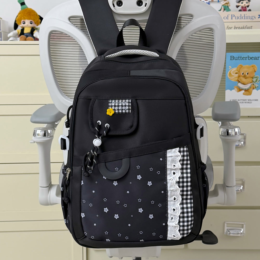 Stylish Multi-Compartment School Backpack Bowlift
