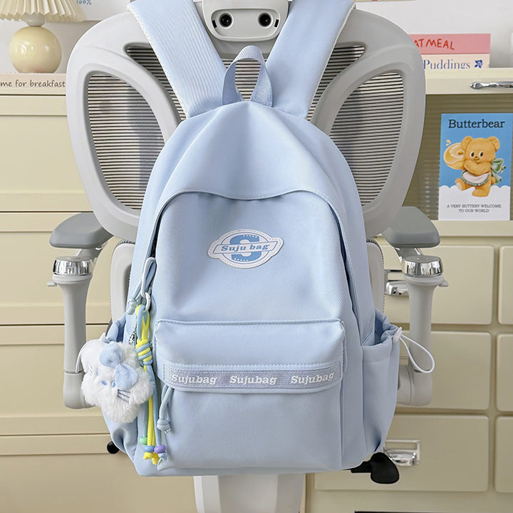 Mini Backpack with Cute Plush Charm Bowlift