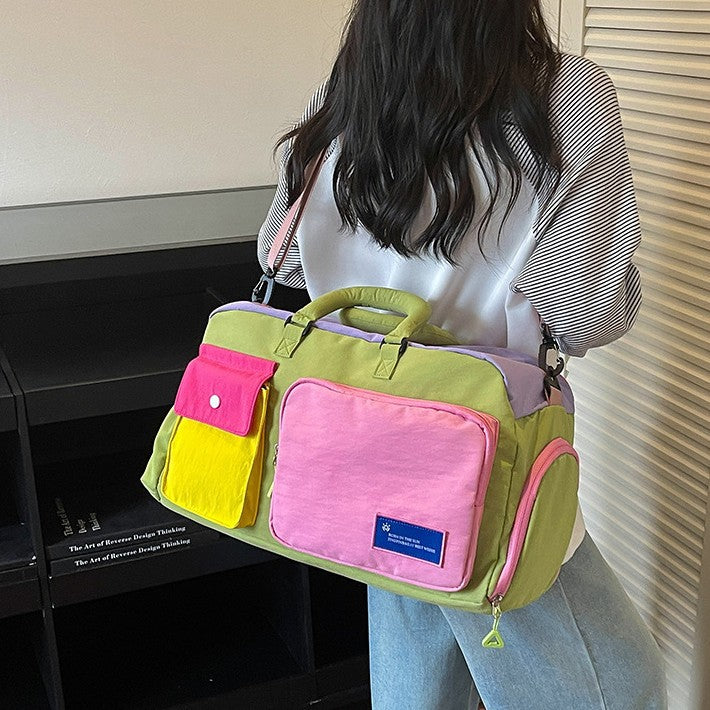 Durable Multi-Pocket Travel Duffel Bag