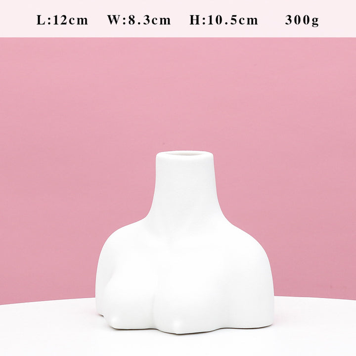 Artistic Ceramic Sculptural Vase Bowlift