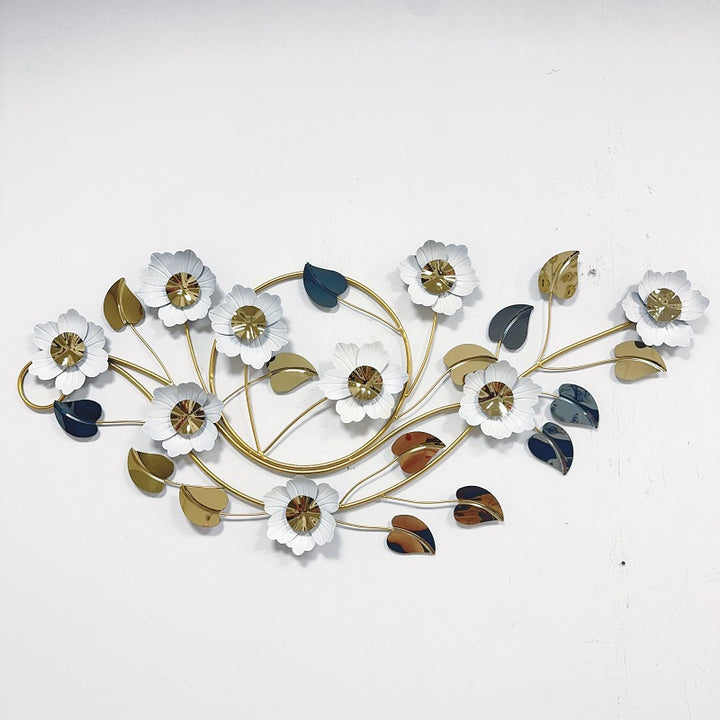 Floral Metal Wall Art Decor Bowlift