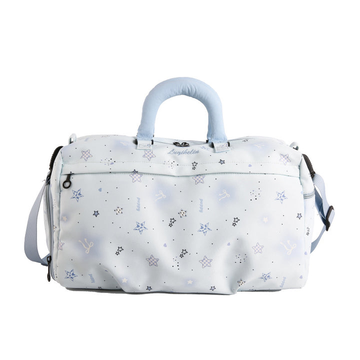 Star-Patterned Travel Duffle Bag Bowlift