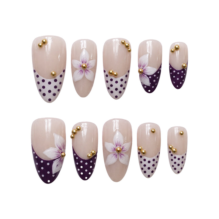 Artistic Press-On Nail Set