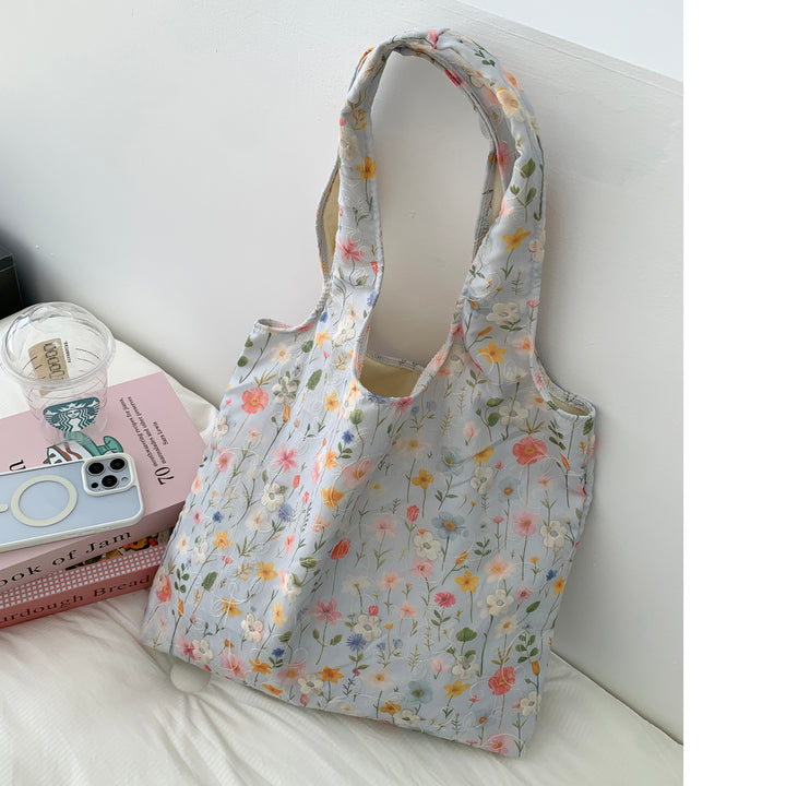 Eco-Friendly Tote Bag With Floral Design Bowlift