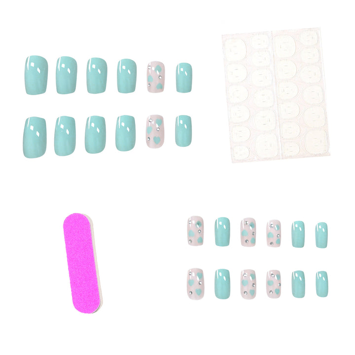 Heart-Inspired Nail Art Design Bowlift