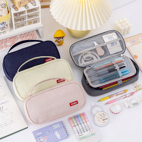 Compact Zippered Pencil Pouch