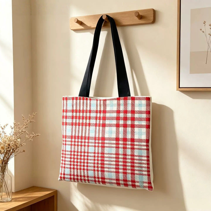 Stylish Striped Canvas Tote