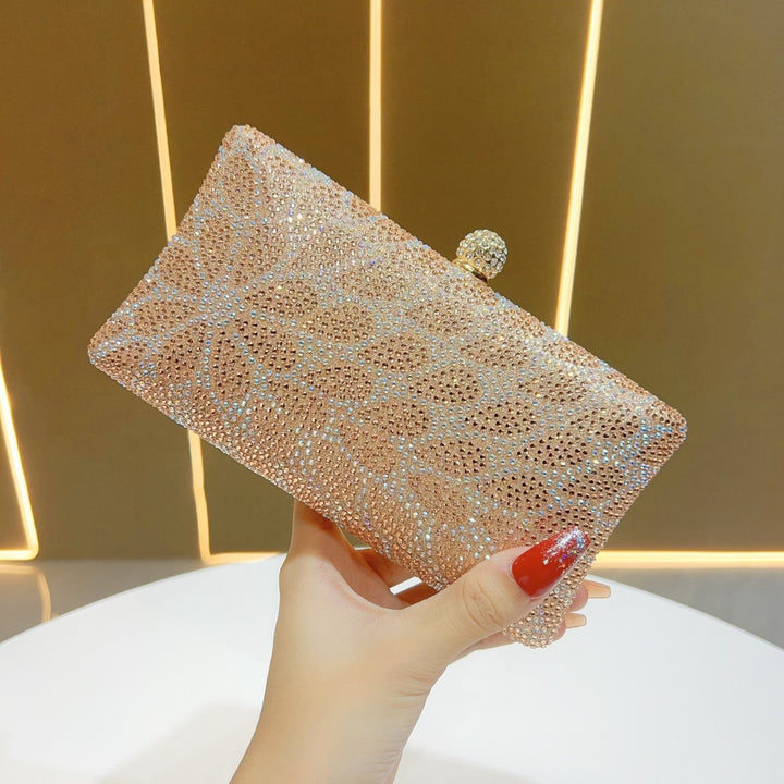 Rhinestone-Embellished Clutch