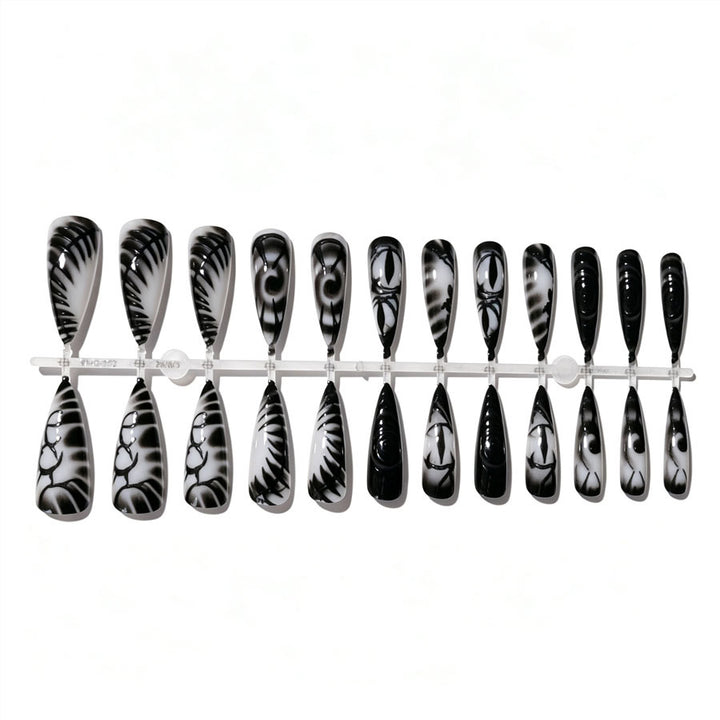 Artistic Stiletto Press-On Nail Set Bowlift
