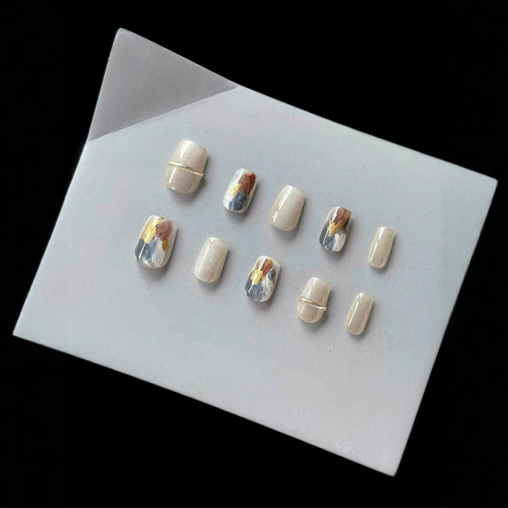 Artistic Press-On Nail Design Kit