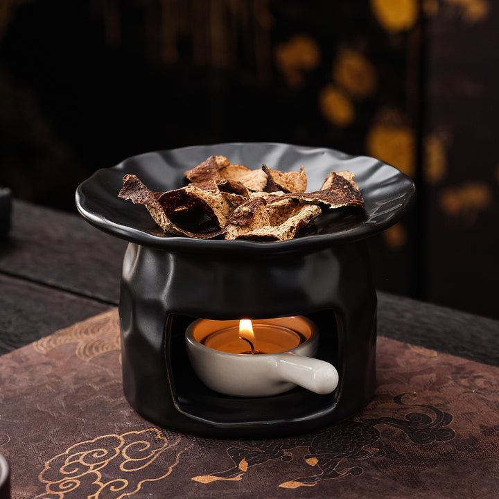 Elegant ceramic aromatherapy oil warmer