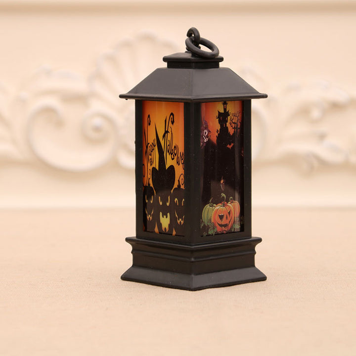 Decorative Lantern with Spooky Halloween Theme Bowlift
