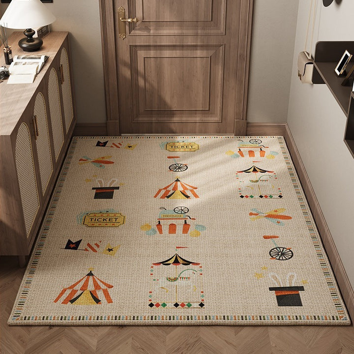 Astronaut-Themed Decorative Area Rug Bowlift