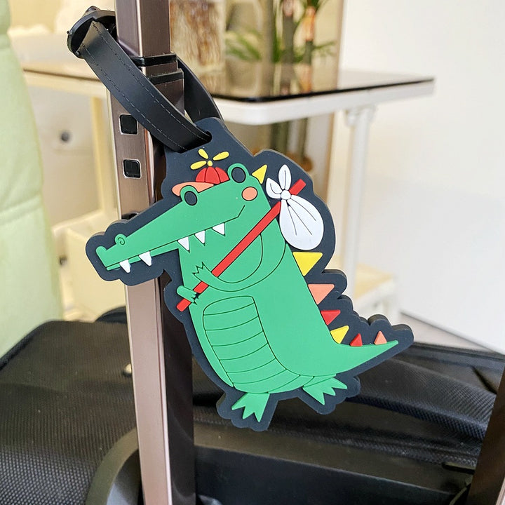 Fun Crocodile Luggage Tag Bowlift