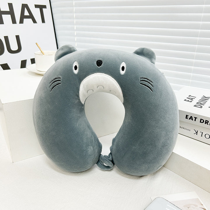 Women Kitten Neck Support Pillow Bowlift
