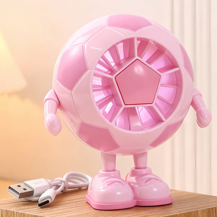 Ladies creative football fan with USB connection Bowlift