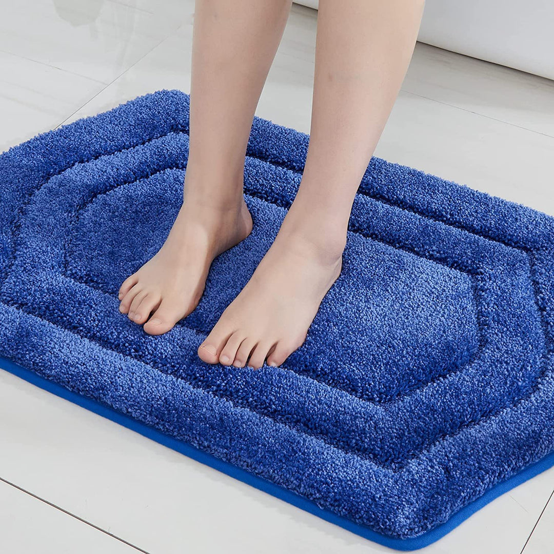 Plush Grass Texture Bath Mat