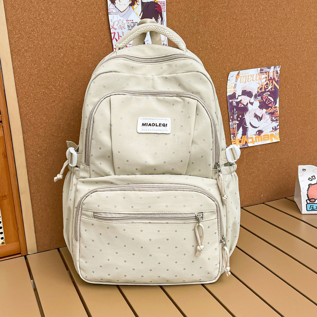 Multifunctional Polka Dot Backpack Bowlift